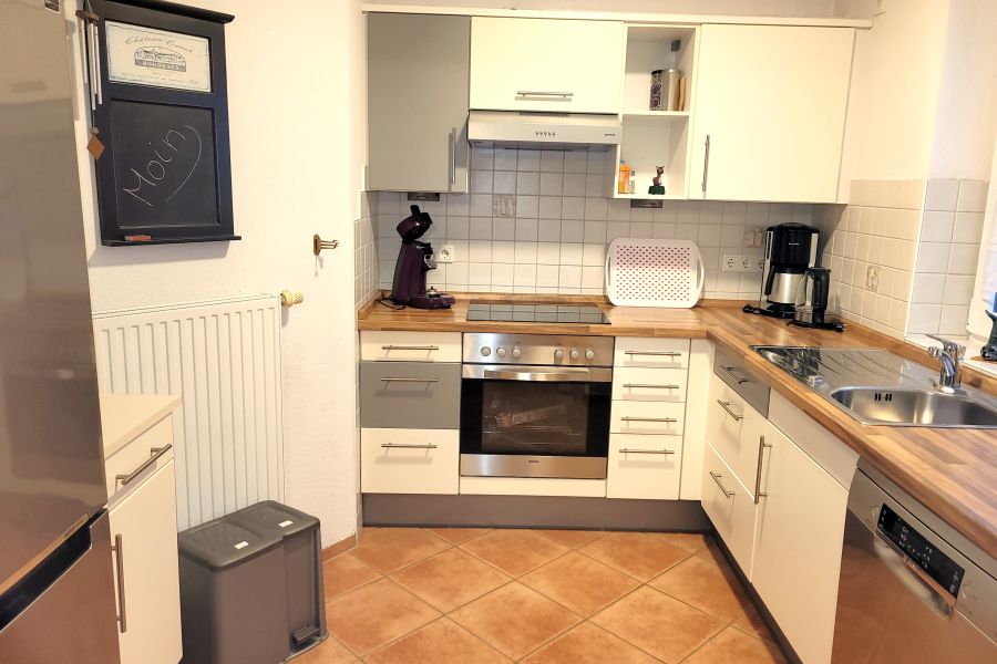 Küche im Ferienhaus Norddeich
