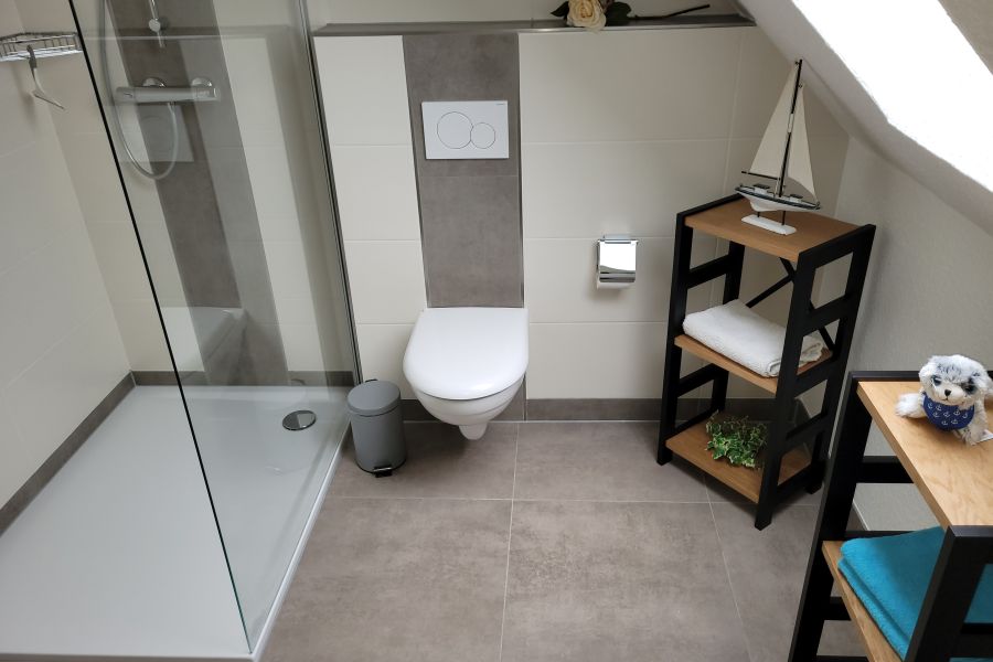 Ferienhaus Norddeich Badezimmer